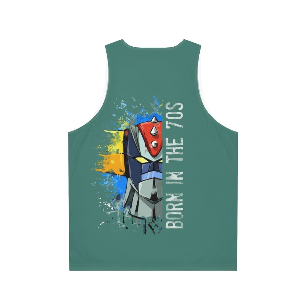 Ufo Robot Goldrake Retro 80s Manga Anime Unisex Tank Top - Back