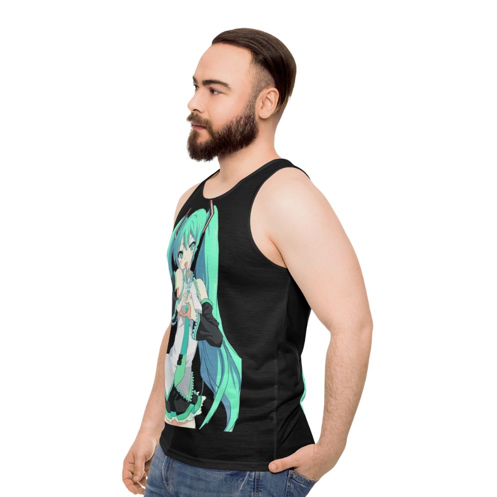 Hatsune Miku Anime Tank Top - men side