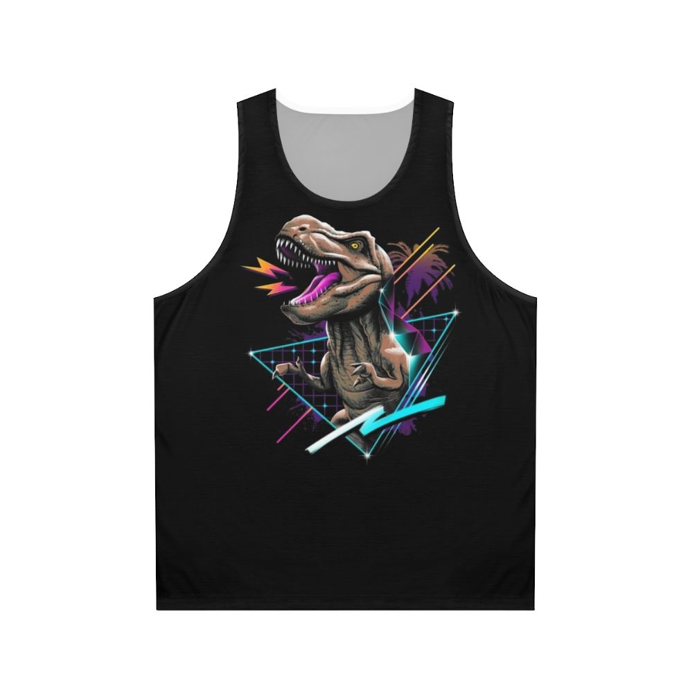 Retro Tyrannosaurus Rex Unisex Tank Top