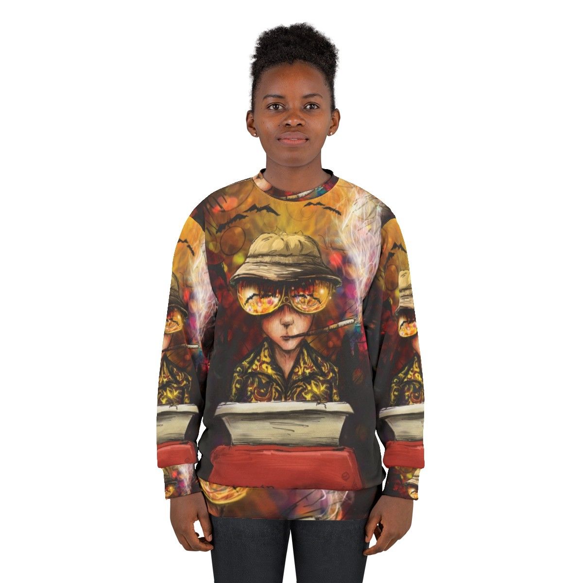 Maintain Sweatshirt with Hunter S. Thompson inspired design - women