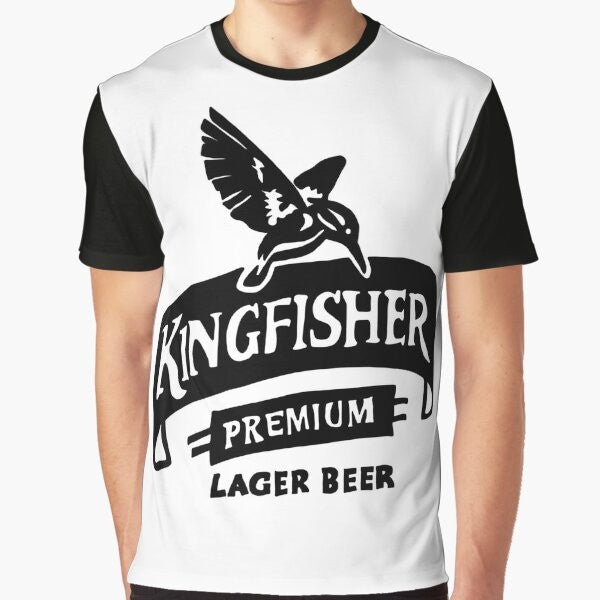 Kingfisher Premium Lager Pop Art Graphic T-Shirt