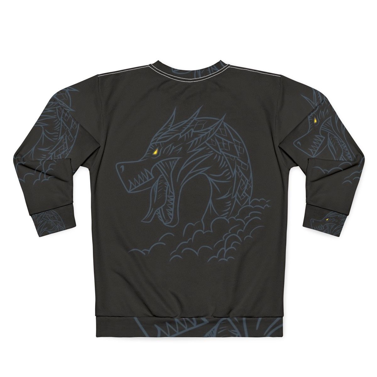 Mystic Legendary Shadow Dragon Sweatshirt - Back