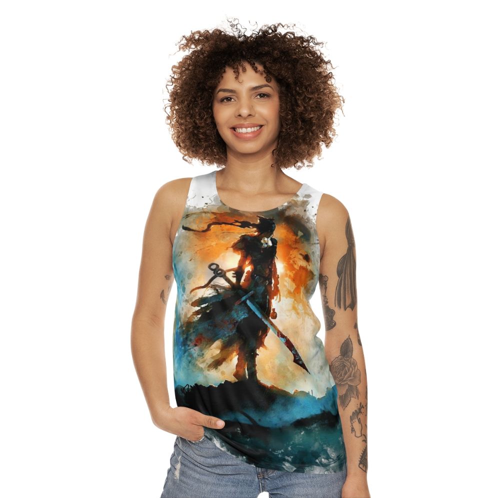 Hellblade: Senua's Sacrifice unisex tank top featuring Norse mythology - women