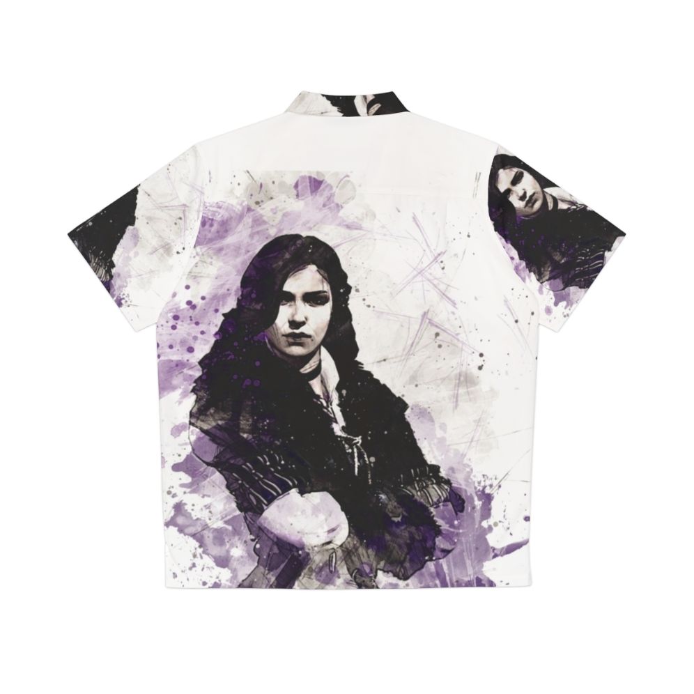 Yennefer of Vengerberg Witcher Painting Hawaiian Shirt - Back