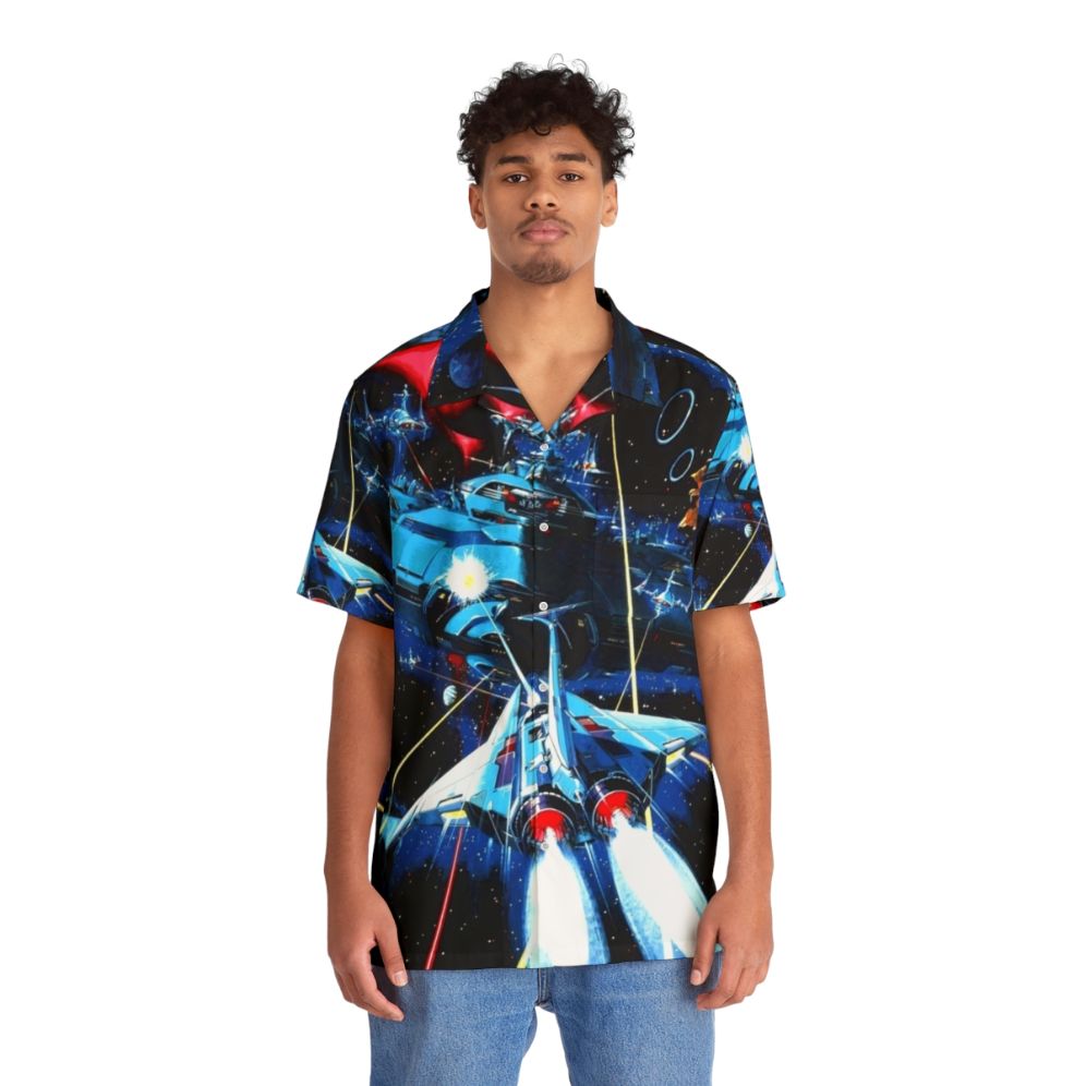 Gradius retro gaming Hawaiian shirt - People Front