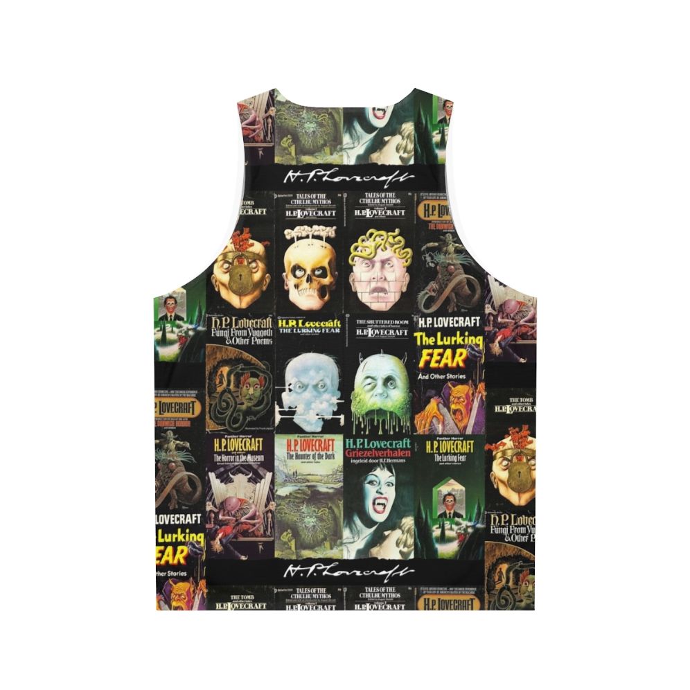 H.P. Lovecraft inspired unisex horror tank top - Back