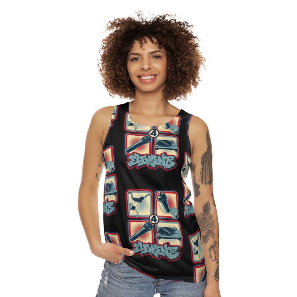 Elements of Hip Hop Unisex Tank Top - women