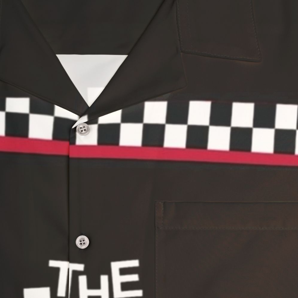 The Beat Hawaiian Shirt - Ska Music Inspired Retro Fashion - Detail