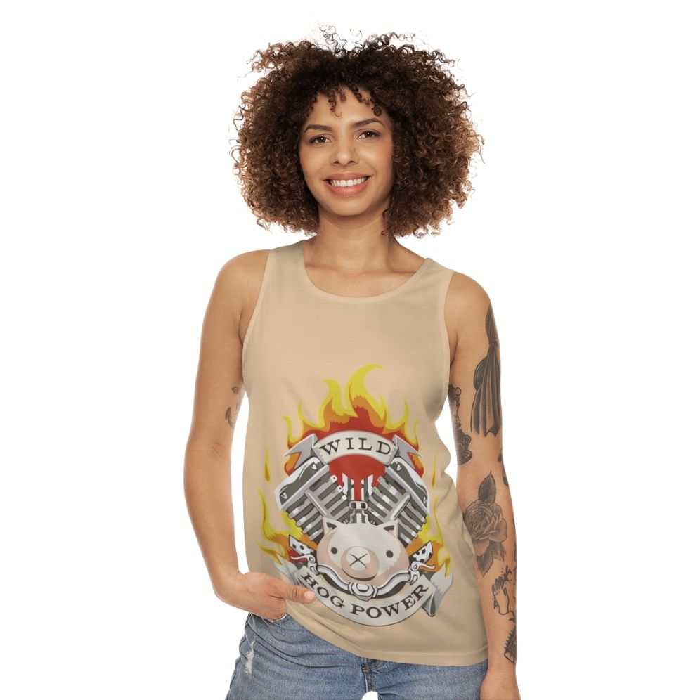 "Wild Hog Power Unisex Overwatch Gaming Tank Top" - women