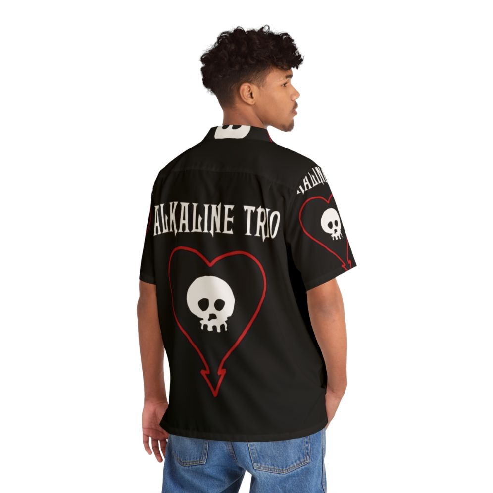 Alkaline Trio Music Band Logo Classic Hawaiian Shirt - Flat lay