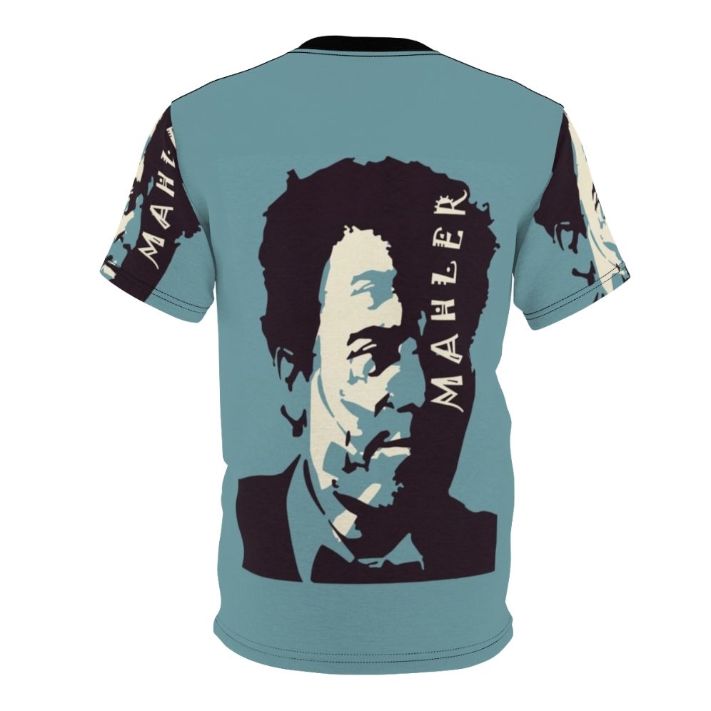 Mahler-Inspired Retro T-Shirt featuring the composer Gustav Mahler - Back