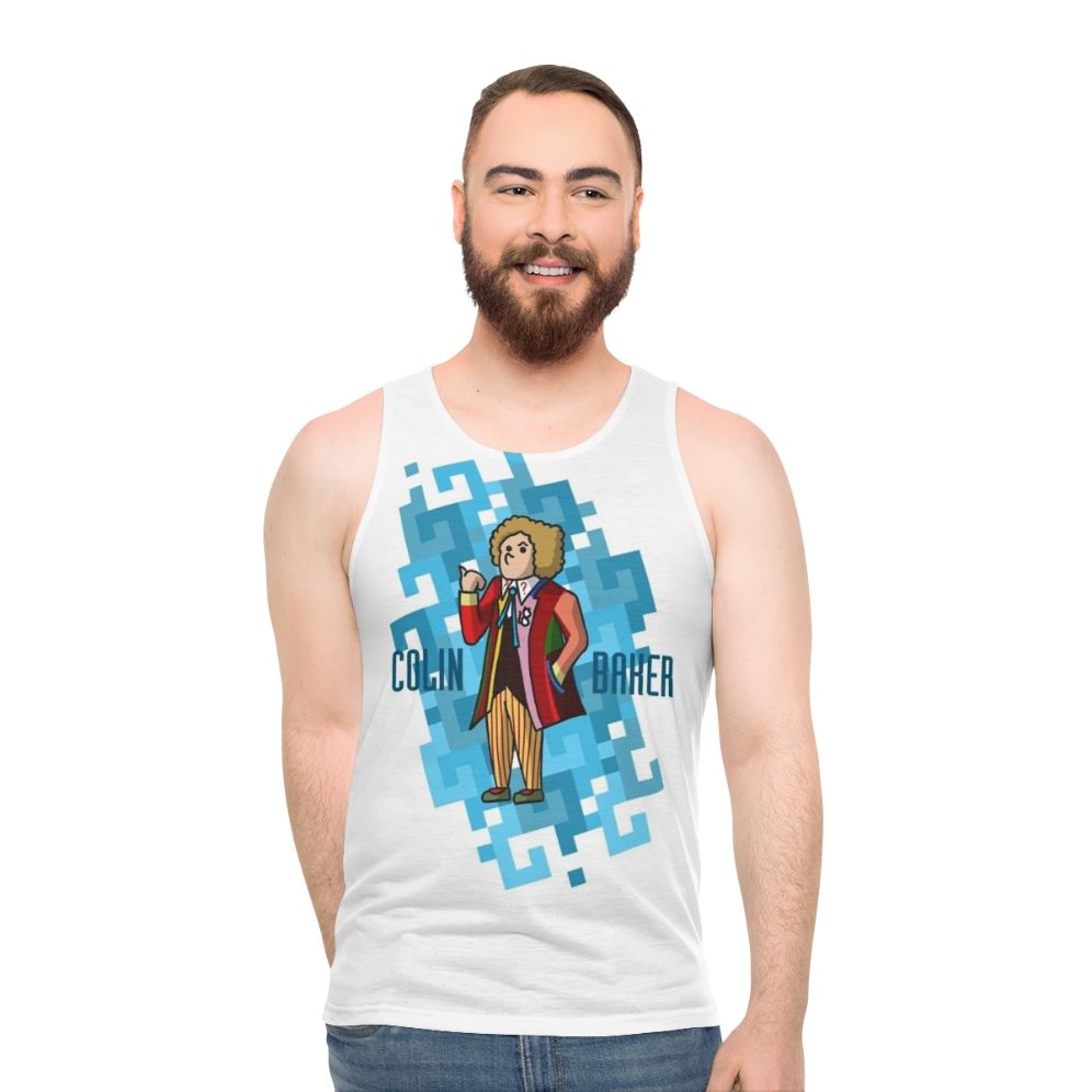 Sixth Doctor Who Unisex Tank Top - men