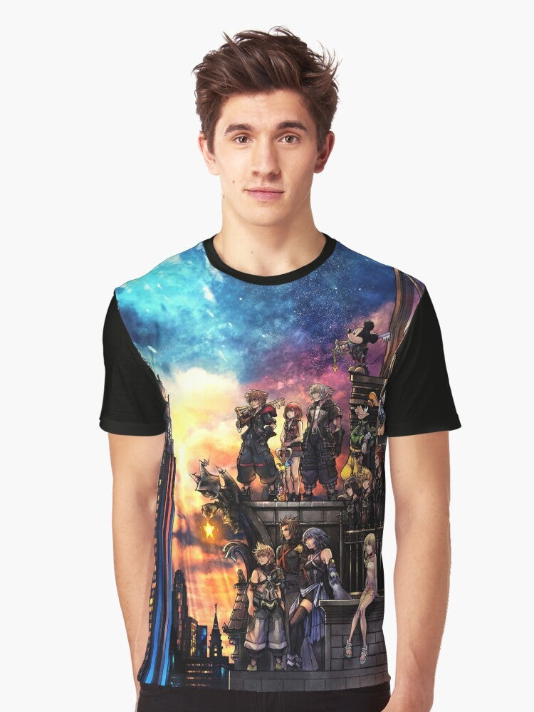 Kingdom Hearts 3 video game graphic t-shirt - Men