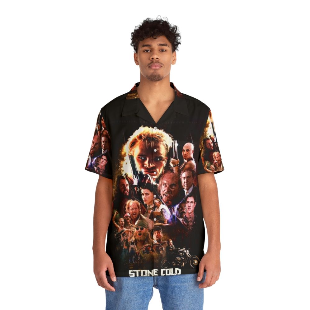 Vintage "Stone Cold" Hawaiian Shirt - Retro Movie Apparel - People Front