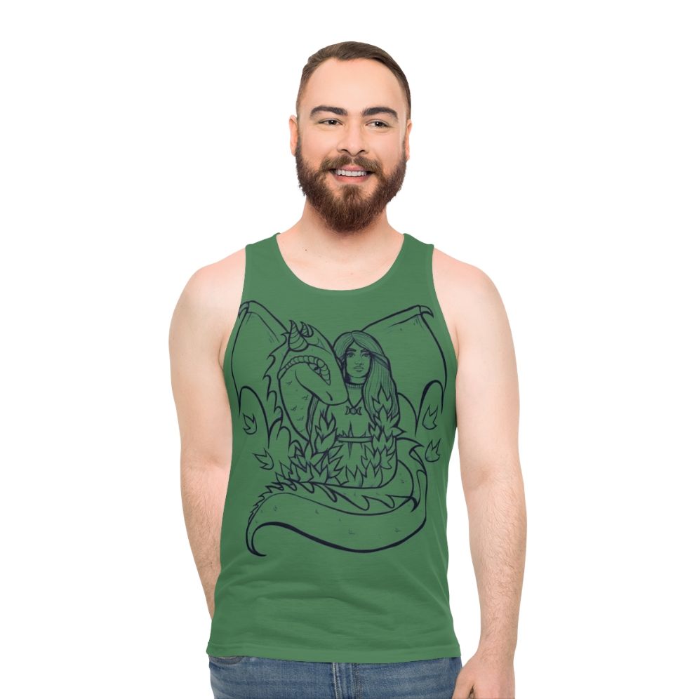 Dragon Goddess Unisex Tank Top - men