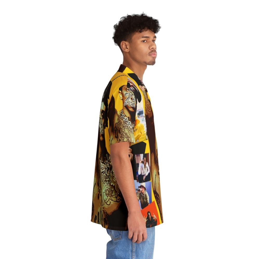 Central Cee Hawaiian Shirt with Collage Design - People Pight