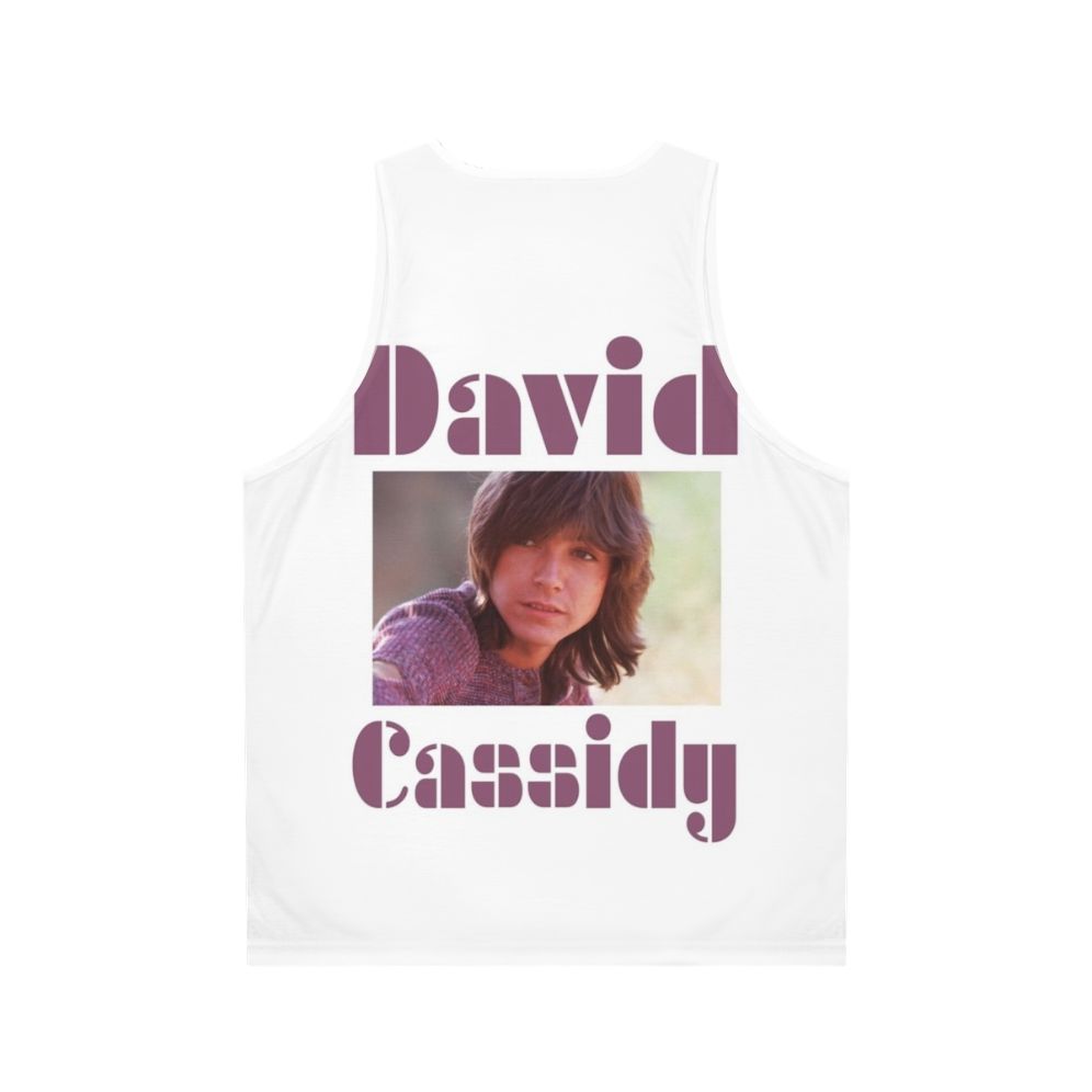 David Cassidy Partridge Family Unisex Tank Top - Back