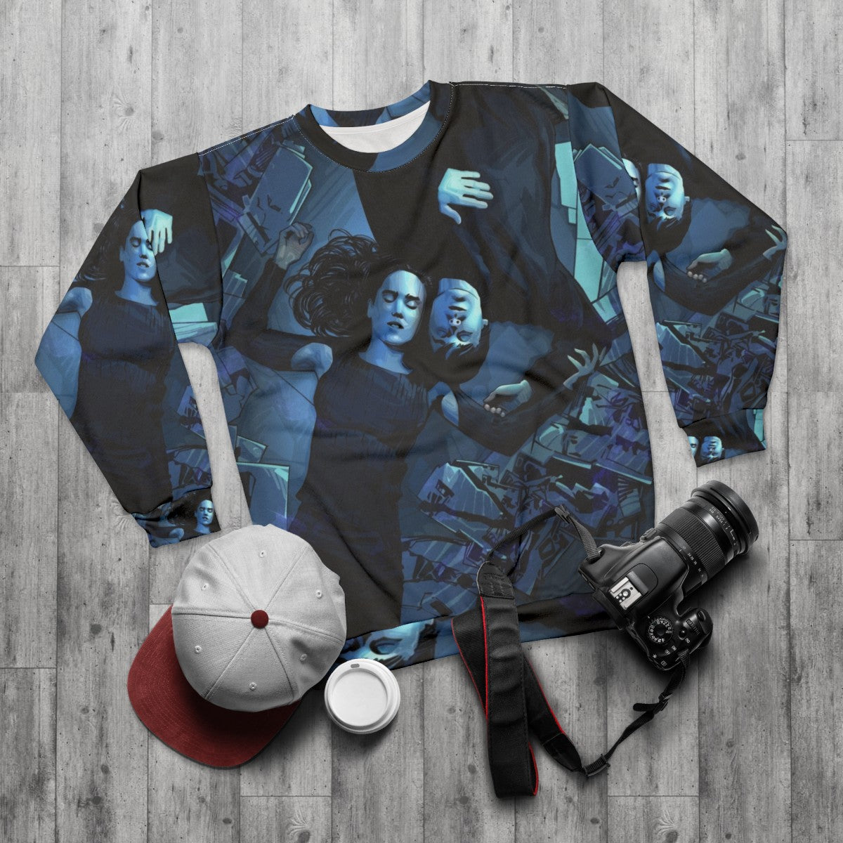 Requiem For A Dream Movie Sweatshirt - flat lay