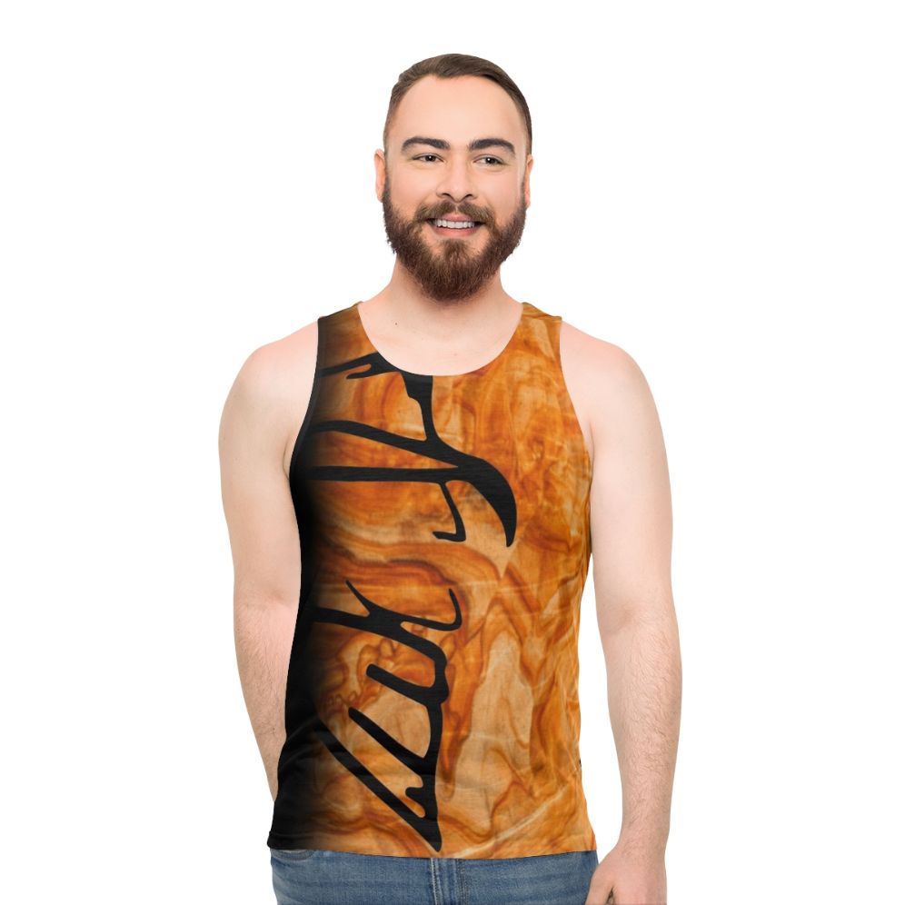 Unisex tank top in camouflage design for outdoor activities - men