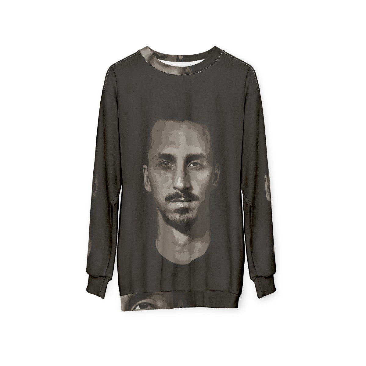 Zlatan Ibrahimovic football sketch design sweatshirt - hanging