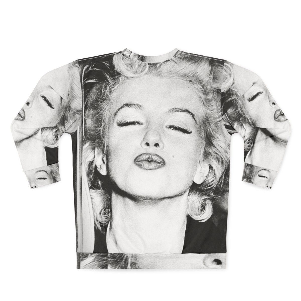 Vintage Black and White Marilyn Monroe Sweatshirt - Back