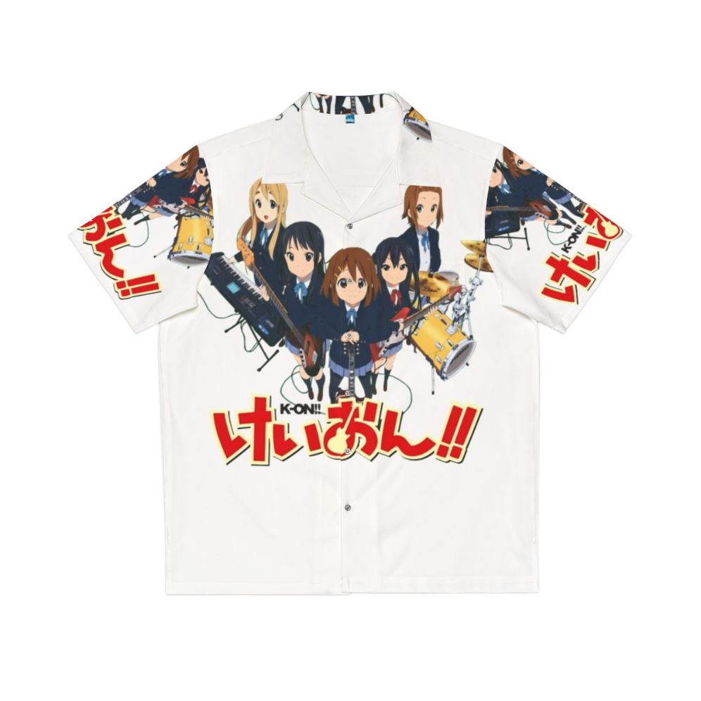 K On Anime Hawaiian Shirt with Houkago Tea Time Logo