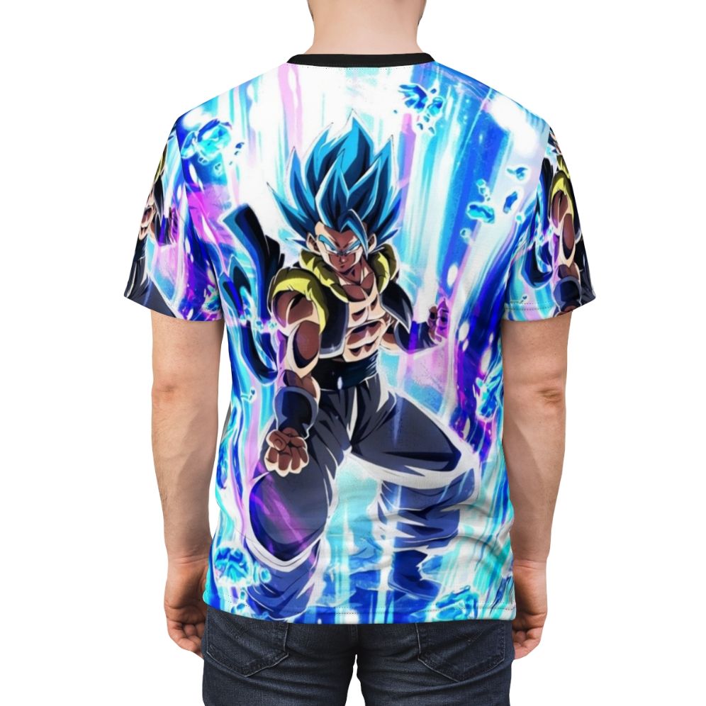 Super Saiyan Blue Fusion Anime Inspired T-Shirt - men back