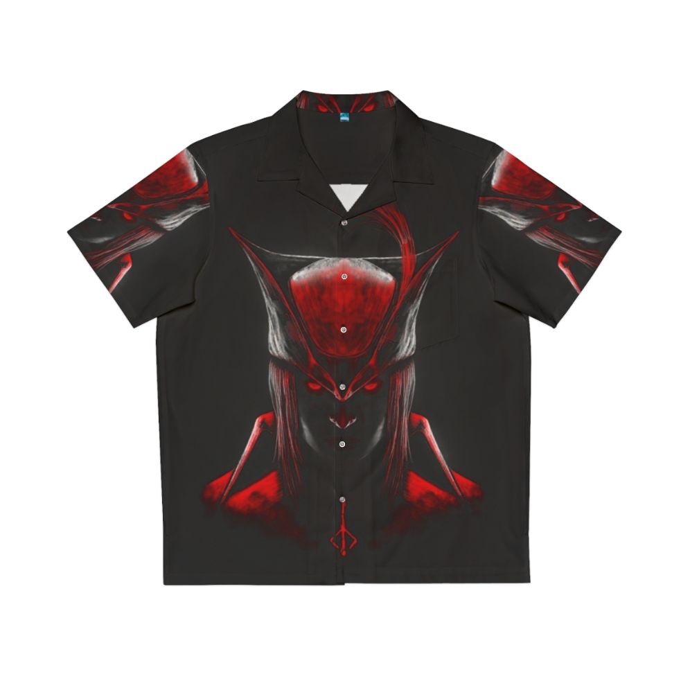 Bloodborne Hunter Hawaiian Shirt featuring Lady Maria