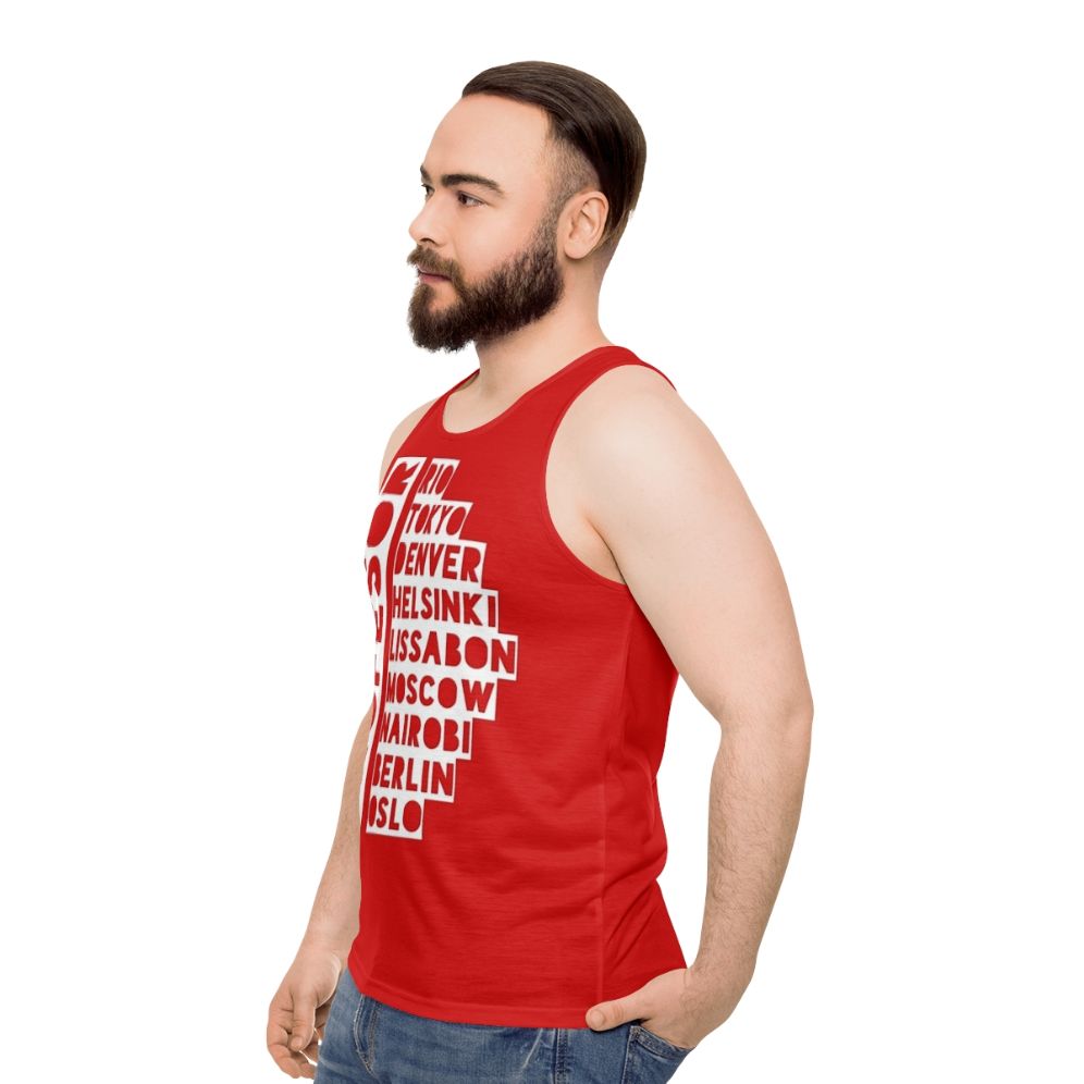 Money Heist Professor's Bella Ciao Unisex Tank Top - men side