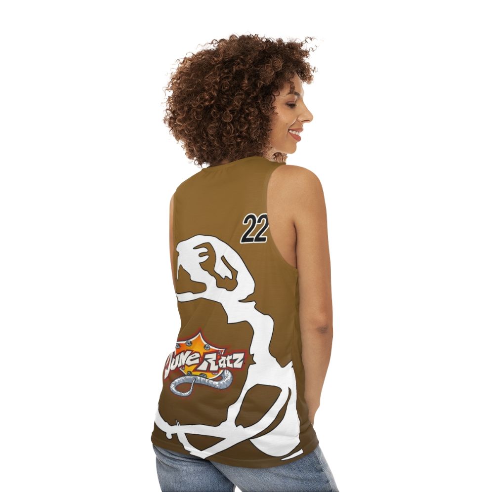 Hot Wheels World Race Cosplay Unisex Tank Top - women back