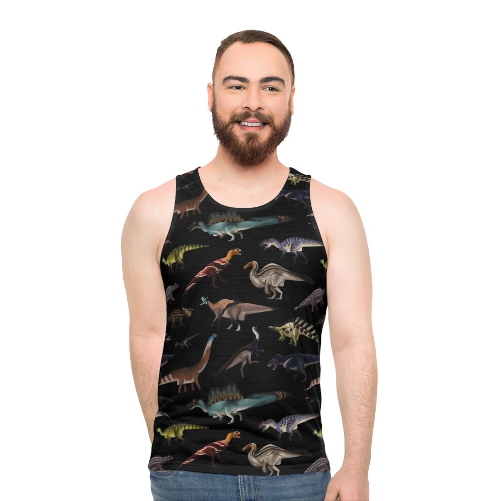 Dinosaur Unisex Tank Top - men