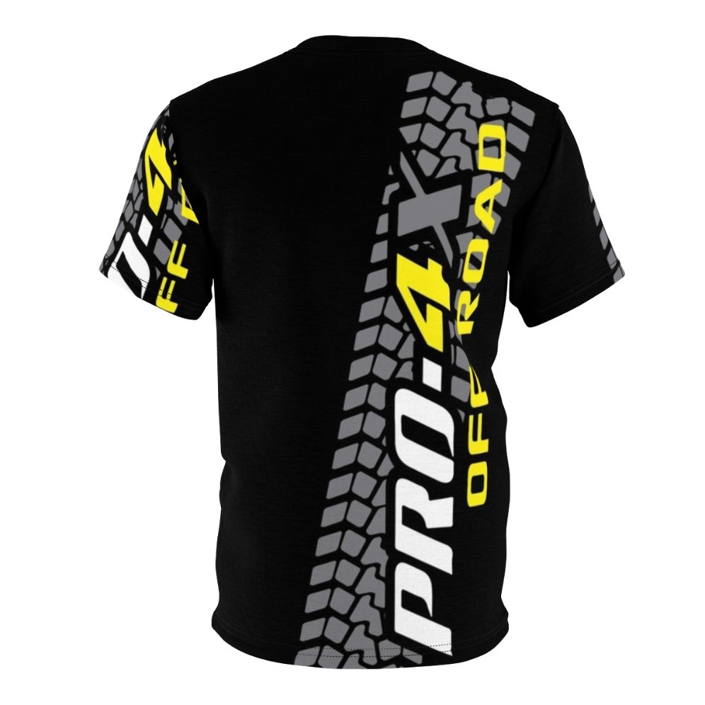 Pro 4X inspired t-shirt featuring Nissan off-road design - Back