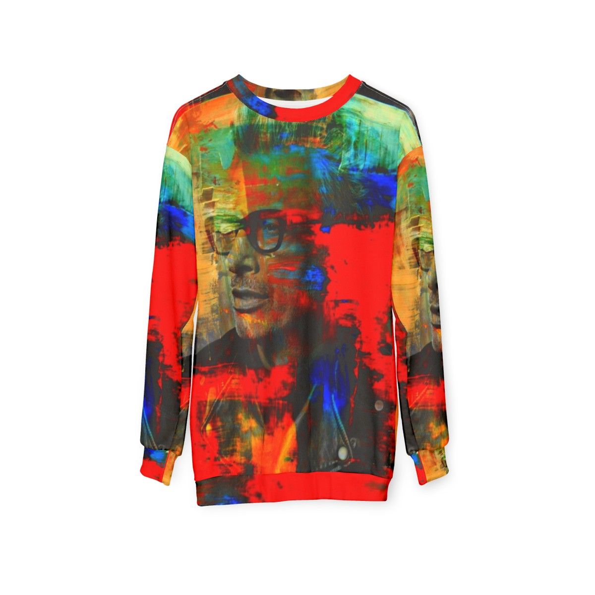 Jeff Goldblum Portrait Sweatshirt - hanging