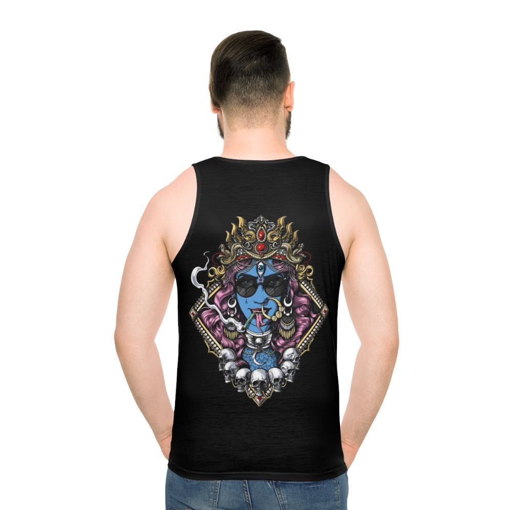 Kali Hindu Goddess Spiritual Unisex Tank Top - men back