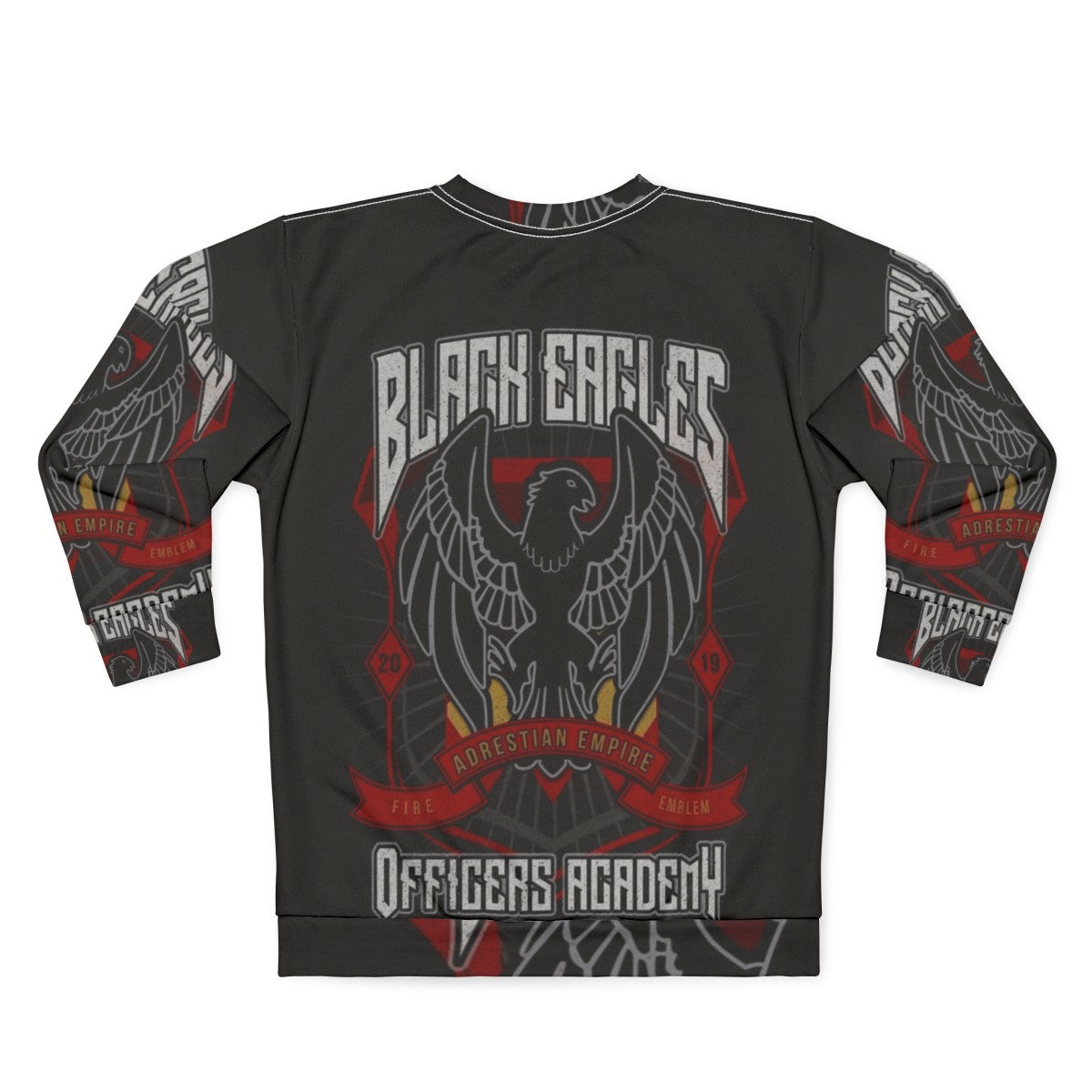 Black Eagles Crest Sweatshirt - Back