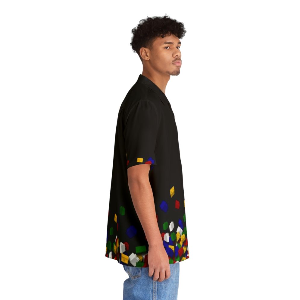 Brick Art Hawaiian Shirt featuring LEGO® inspired design - People Pight