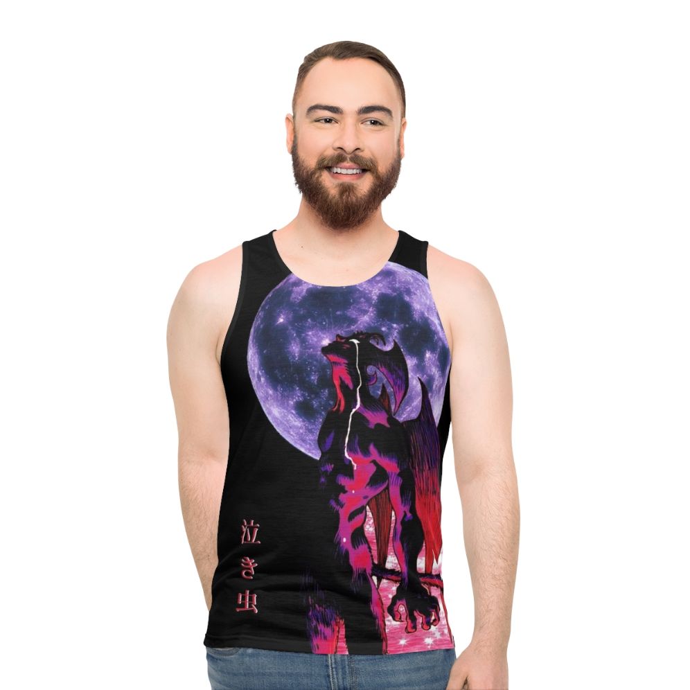 Akira Devilman Crybaby Unisex 90s Aesthetic Glitter Tank Top - men