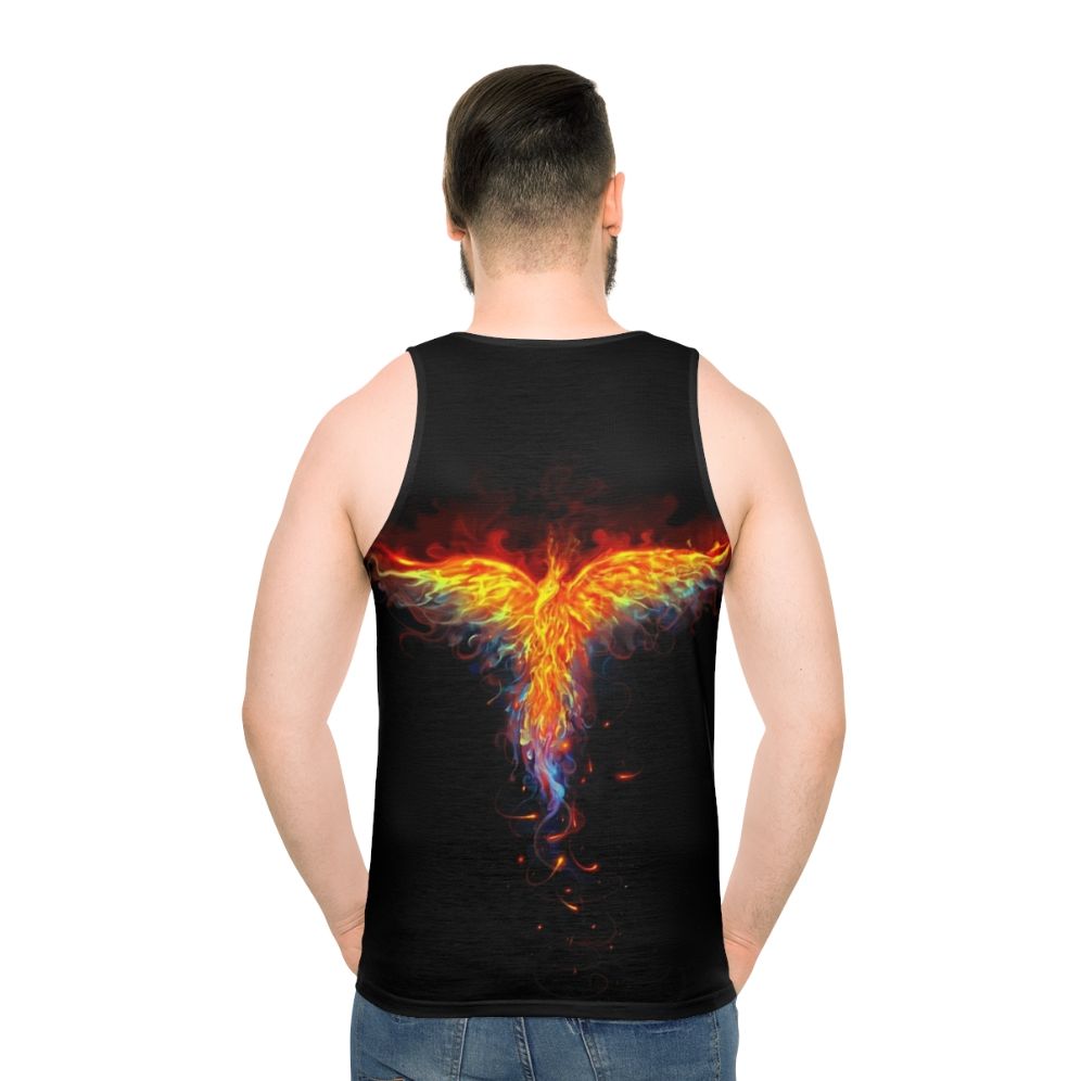 Unisex Phoenix Tank Top - men back