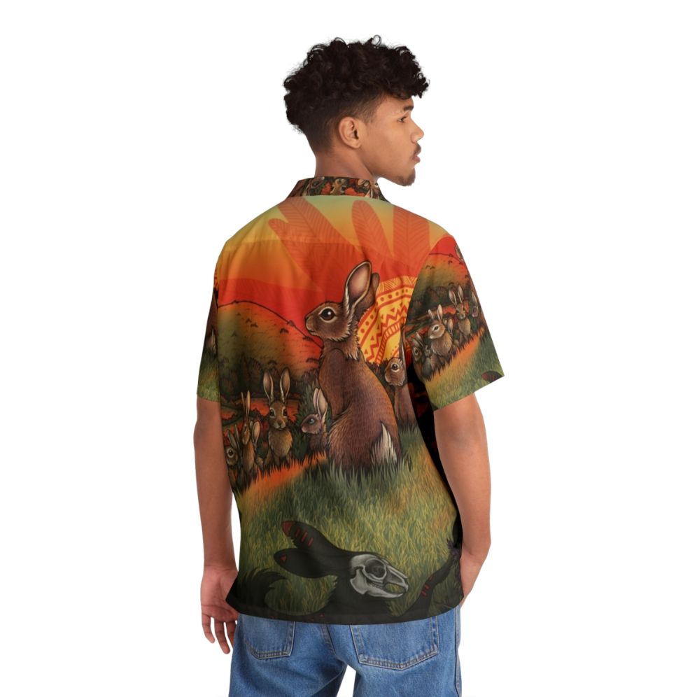 Watership Down Themed Hawaiian Shirt - People Back