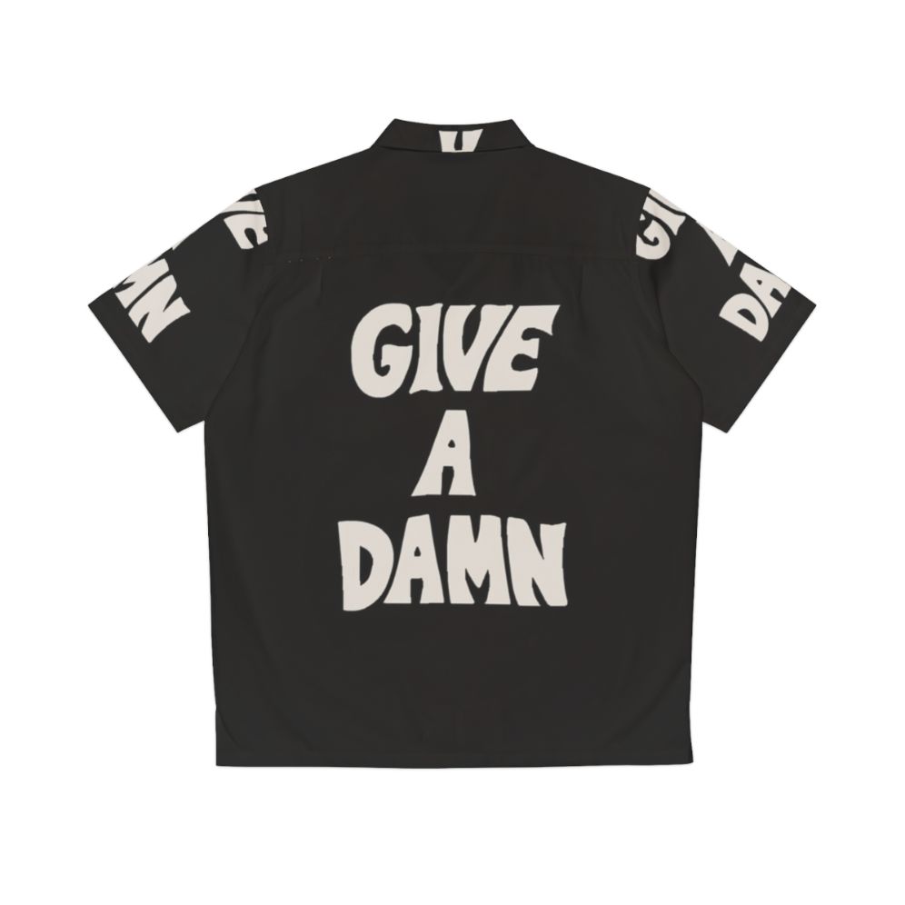 Alex Turner "Give a Damn" Hawaiian Shirt - Back