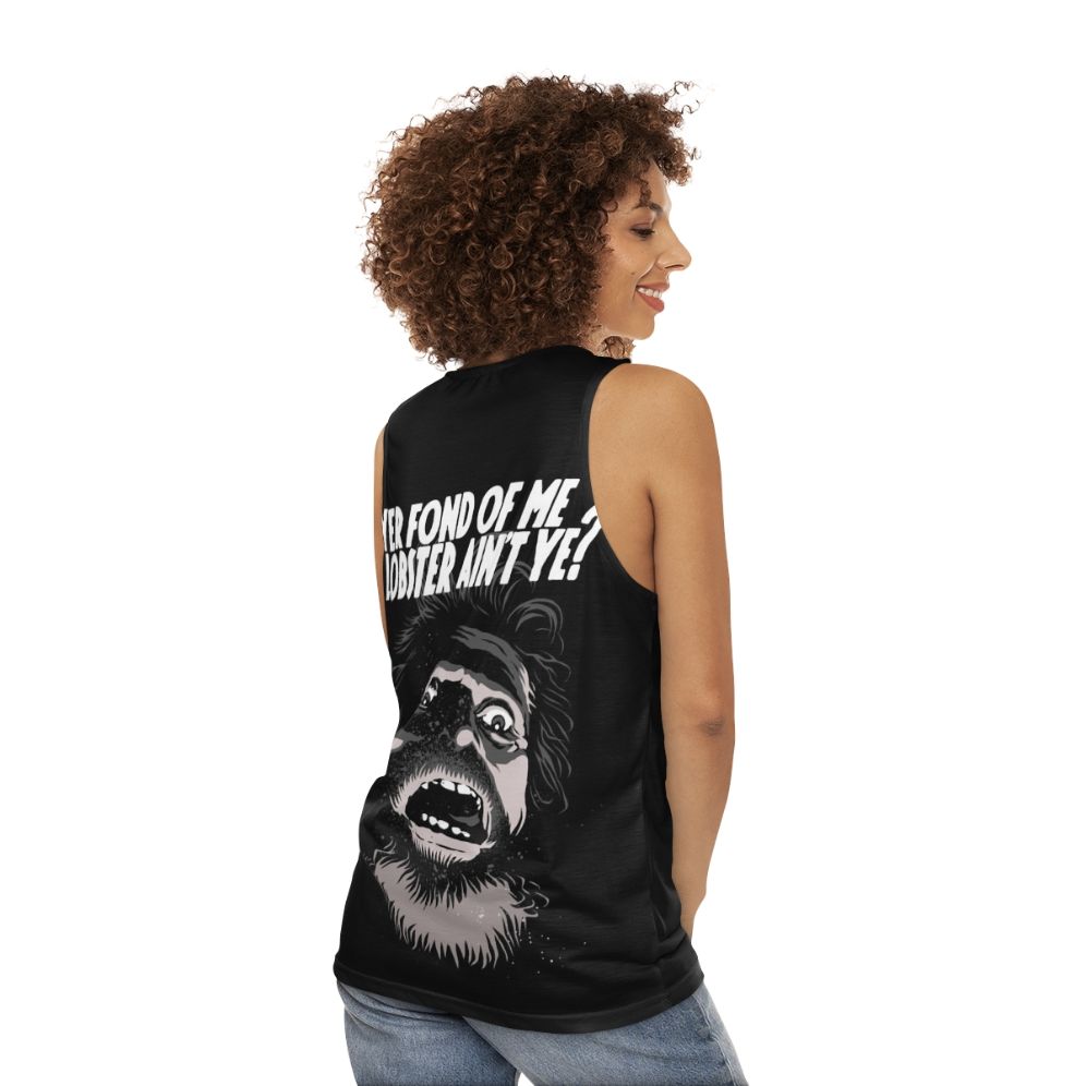 Unisex Lobster Horror Tank Top - women back