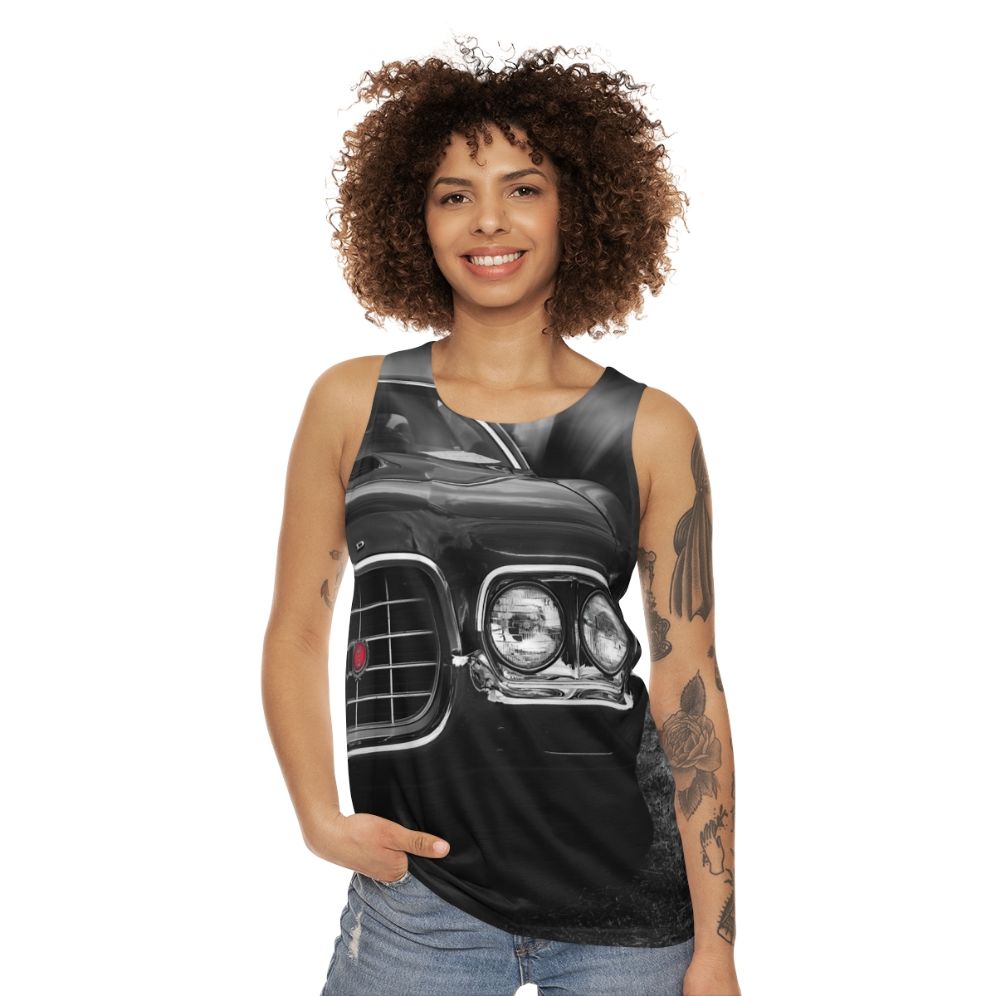 1972 Ford Gran Torino Sport Fastback Unisex Tank Top - women