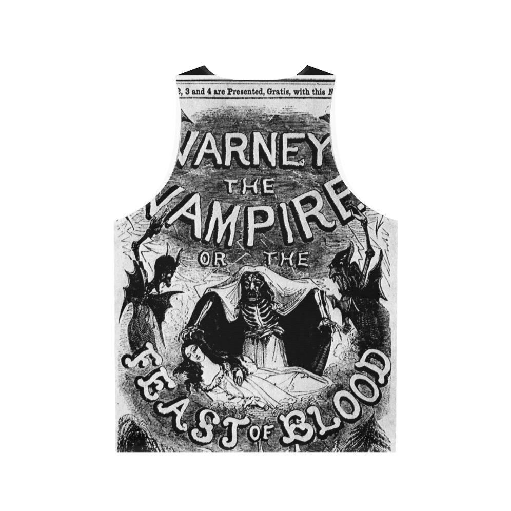 Varney The Vampire gothic unisex tank top - Back