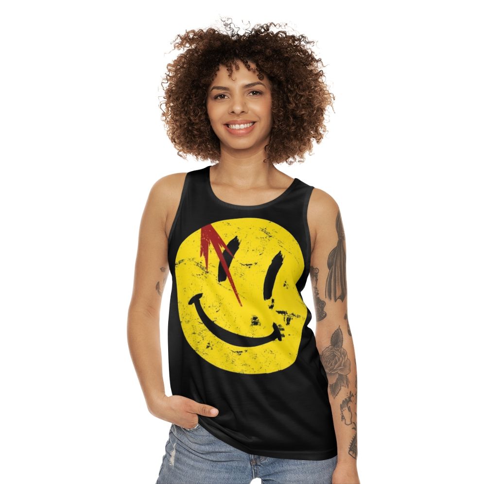 Vintage Watchmen Superhero Unisex Tank Top - women