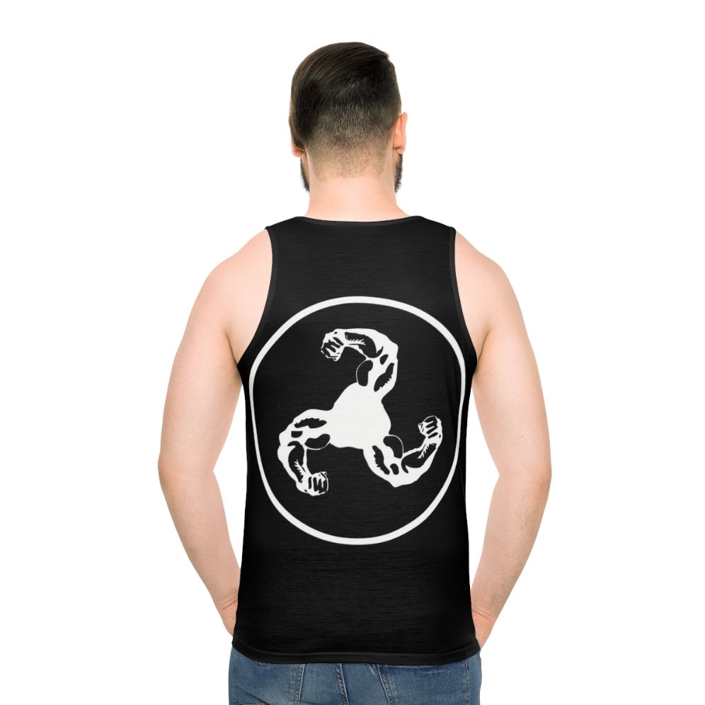 Bicep Logo Unisex Tank Top - men back