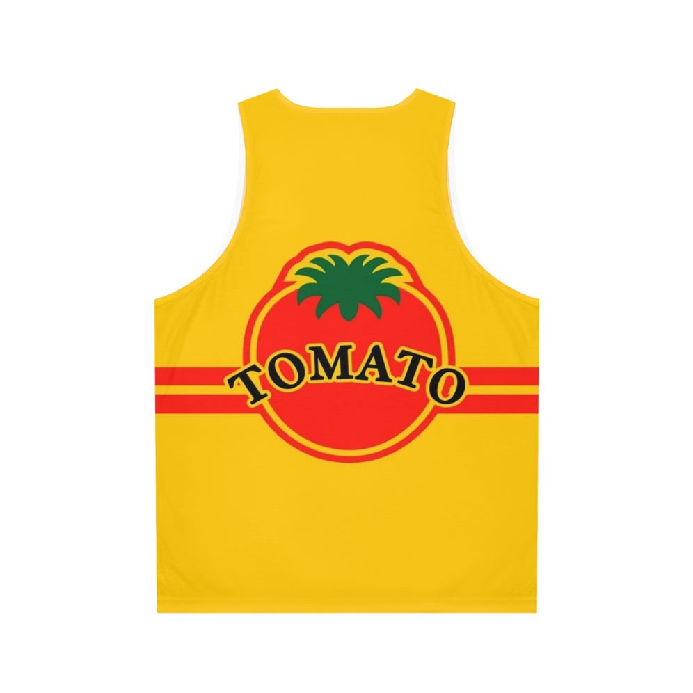 Retro Tomato Convenience Store Unisex Tank Top - Back