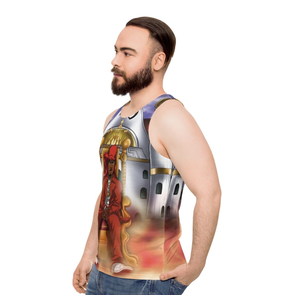 Ether Unisex Graphic Tank Top - men side