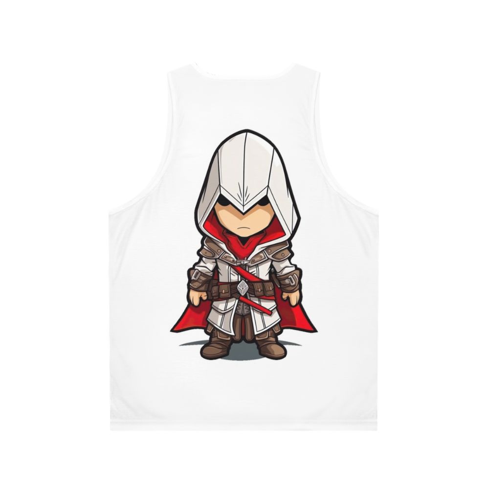 Chibi Assassins Creed Unisex Tank Top - Back