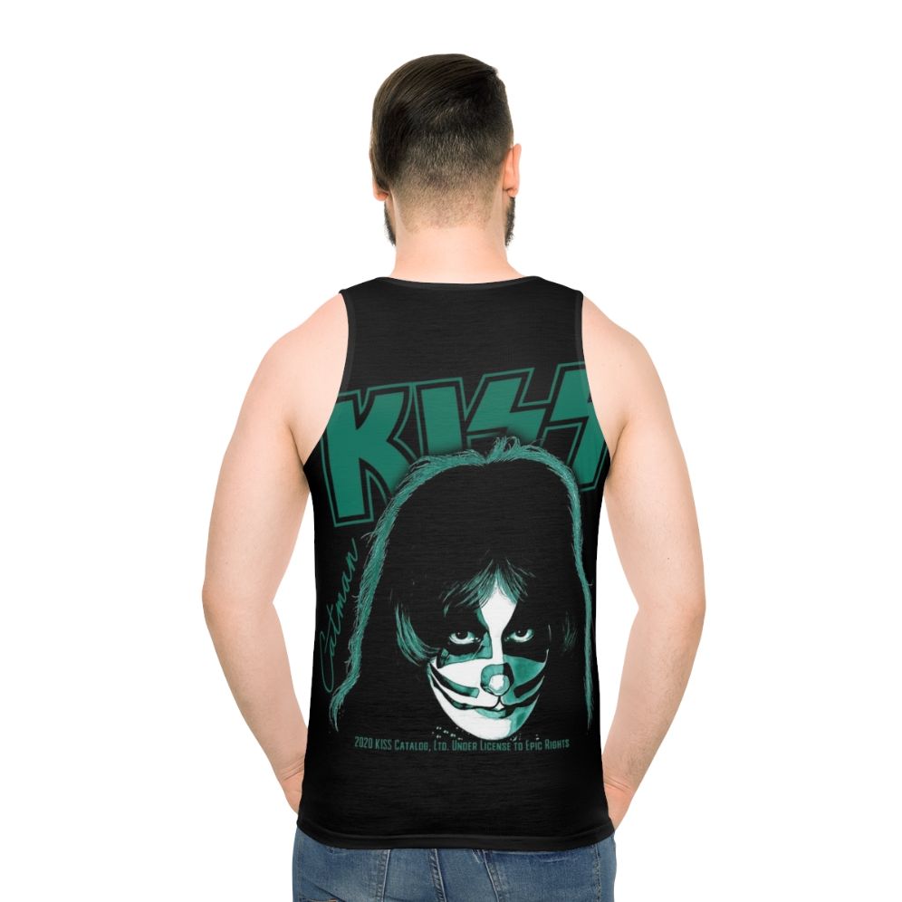 Kiss rock band unisex tank top - men back