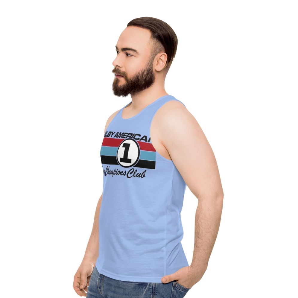 1966 Le Mans Unisex Racing Tank Top - men side